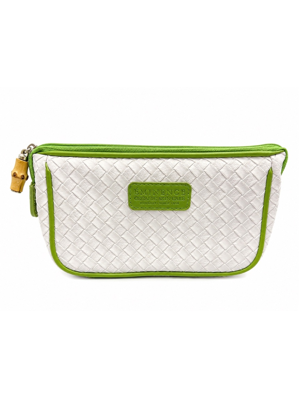 3pc Bundle: Éminence Hungarian SkinCare Weaved Cosmetic Pouch & 2 lipsticks